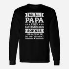 Ich Bin PAPA Fantastischen Sohnes Langarmshirts, Humorvolles Vatertags-Langarmshirts