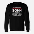 Ich Habe Einen Motorradfahrer Sohn Langarmshirts