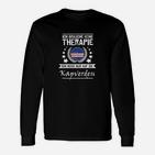 Kapverden Reise-Therapie, Schwarzes Langarmshirts für Urlaubsfans