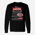 Katzen Liebe Unersetzlich Langarmshirts