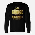 Konige Sind Im November Geboren Langarmshirts