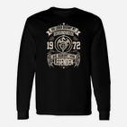 Legenden von 1972 Langarmshirts, Vintage Geburtjahrgangs Tee