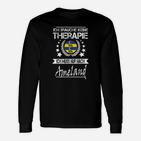 Lustiges Ameland Fan-Langarmshirts, Therapie Fußball Spruch