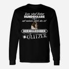 Lustiges Bernhardiner Glitzer Langarmshirts für Hundebesitzer, Hunde Fans