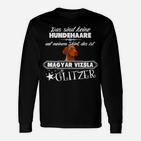 Magyar Vizsla Glitzer Langarmshirts für Hundeliebhaber