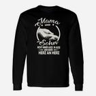 Mama und Sohn Herz an Herz Langarmshirts, Liebevolles Design für Mütter