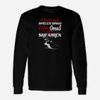 Manche Omas Spielen Bingo Skiing Langarmshirts