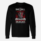 Motorrad Schwarzes Langarmshirts Als Bad Hall Kapitel, Unisex-Langarmshirts mit Spruch