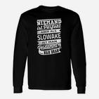 Niemand Ist Perfekt Slowake Langarmshirts