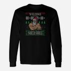 Nordic Swole Santa Weihnachts-Workout Langarmshirts, Weihnachten Motiv