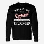 Original Thüringer Liebe Langarmshirts, Schwarzes Motiv Langarmshirts