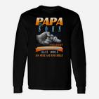 Papa und Sohn Herz und Seele Langarmshirts, Familienbande Design