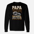 Papa und Tochter Herz an Herz Verbundenheits-Langarmshirts, Einzigartiges Familien-Design