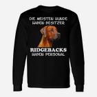 Rhodesianer Ridgeback Hund Damals Herren Langarmshirts