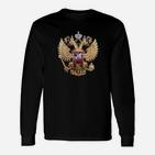 Russescher Adler Wappen Russland Langarmshirts