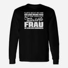 Sie Ist Ein Verdrücktes Tatowiertes Frau Langarmshirts