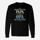 Stolzer Papa und Opa Langarmshirts, Lustiges Tee für Großväter