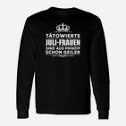 Tatowiertes Juli Frauen Schöner Geiler Langarmshirts