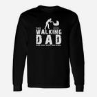 The Walking Dad Langarmshirts, Lustiges Vatertag Design