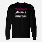 Tischtennis Mama Langarmshirts, Lautere Mutter Motiv