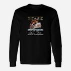 Titanic Film-Jubiläum Langarmshirts, Klassisches Motiv, Schwarzes Tee