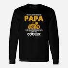 Traktor Fahrender Papa Landwirt Herren Langarmshirts