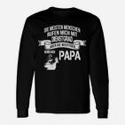 Vatertag Langarmshirts Wichtiger Titel Papa, Lustig mit Motorrad-Design