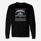 Vintage 1964 Geburtsjahr Legenden Langarmshirts, Retro Motiv Tee