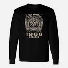 Vintage 1966 Geburtsjahr Langarmshirts, Retro Look für Herren