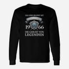 Vintage 1966 Legenden Geburtsjahrgang Langarmshirts, Retro Look