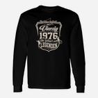 Vintage 1976 Geburt von Legenden Langarmshirts, Retro Design Tee