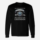 Vintage 1976 Geburtstags-Langarmshirts: Die Geburt von Legenden, Retro Design