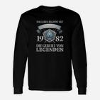 Vintage 1982 Geburt von Legenden Langarmshirts, Retro Jahrgangsdesign