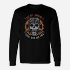 Vintage Skull Design Langarmshirts, Old But Awesome Motiv