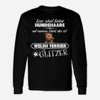 Walisisch Terrier Glitzer Langarmshirts