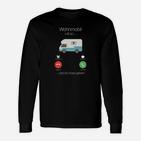 Wohnmobil Ruft An Männer Langarmshirts, Lustiges Camping Outfit