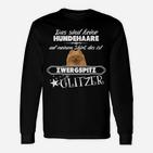 Zwergspitz Glitzer Langarmshirts, Humorvolle Mode für Hundefreunde