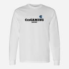 C12 Gaming Logo Langarmshirts Unisex Weiß, Esport-Team Fanbekleidung