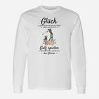 Golfspieler Glücksgefühl Langarmshirts, Lustiges Weißes Tee mit Golfmotiv