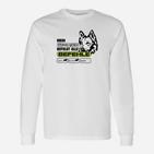 Husky Herren Langarmshirts Mein Hund Befiehlt, Lustiges Motiv-Langarmshirts