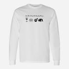 Ich bin eine Einfache Frau Langarmshirts, Lustiges Hobby-Symbol Tee