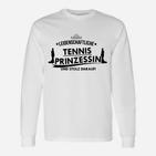 Leidenschaftliche Tennis Prinzessin Langarmshirts