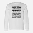 Liebe zum Vater Design Langarmshirts, Statement-Tee für Töchter