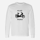 Motorrad Herren Langarmshirts Alles Prima, Biker- & Motivshirt