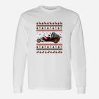 Motorrad Weihnachtspullover Herren Langarmshirts, Lustiges Design