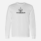 Naturbursche Marihuana-Blatt Langarmshirts, Klassisches Design