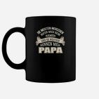 Schwarzes Herren Tassen Wichtigsten nennen mich Papa, Familienliebe Motiv