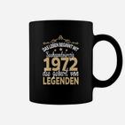 50. Geburtstag 1972 Legenden Tassen, Jahrgang Retro Design