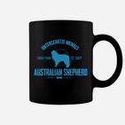 Australien Shepherd Tassen, Herr Unterschätzt Nie Mann mit Aussie