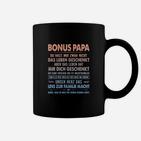 Bonus Papa Tassen, Bedrucktes Oberteil für Stiefväter mit Herz